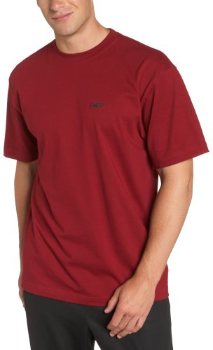 Reebok Men's Left Chest Short Sleeve Combed Cotton Crew