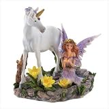 Forest Magic Unicorn Fairy Figurine Home Accent Decor