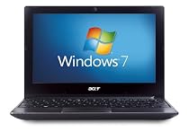Acer Aspire One D260, 10.1" Netbook, Intel Atom Processor N450, 1GB, 160GB, Windows 7 Starter 32-bit, Up to 8hr battery life, Silver
