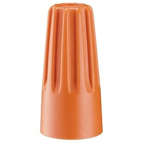 Gardner Bender 19-003 1 Wire Gard Orange Wire Connectors, 12-Pack