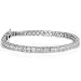 Princess Cut CZ Cubic Zirconia Ladies Tennis Bracelet (3 mm Width x 8 inch Length)