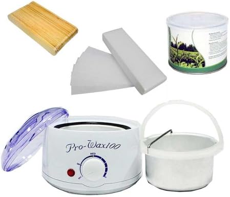 Huini Pro Waxing Kit Hair Removal Kit with Tea Tree, 14-ounce Package