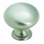 Amerock BP1950H-G10 Metal Finishes Knob Solid Brass Satin Nickel, 1-1/4-Inch Diameter