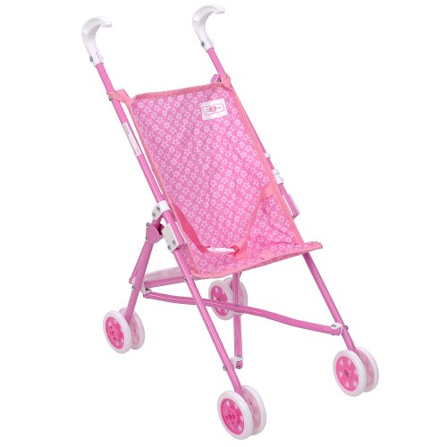 You  Me Umbrella Stroller Pink with White Flowers