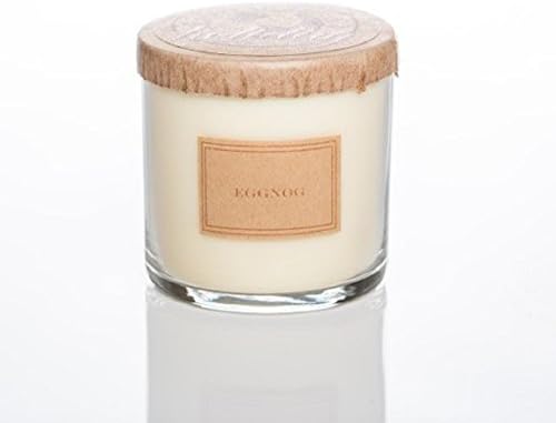 Eco Candle "CHRISTMAS EVE" 3 Pack Scented Soy Candles in 5oz Recycled Glass Tumblers - Includes 3 Candles, one of each; Eggnog, Winter Wonderland & Spiced Cranberry. 100% USA Made!