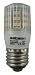 E27 48 SMD LED (Warm-Weiß - 48 x 3528 SMD LED - 360º Abstrahlwinkel - E27 Sockel - 230V AC - 3,0W - Ø32×78mm) sebson-media
