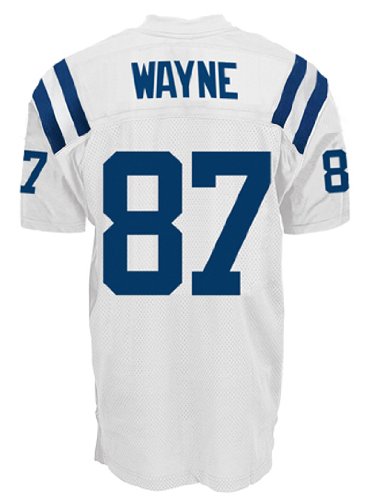 Indianapolis Colts 87# Wayne White Jerseys Authentic Football Jersey Size 48-56 (Please Select the Size When You Order, Can Do Drop Shipping)