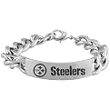 NFL Pittsburgh Steelers Steel Link ID Bracelet
