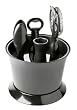 Tulz 6-Piece Bar Set, Black