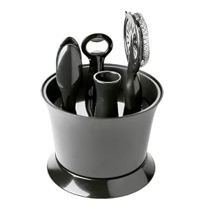 Tulz 6-Piece Bar Set, Black