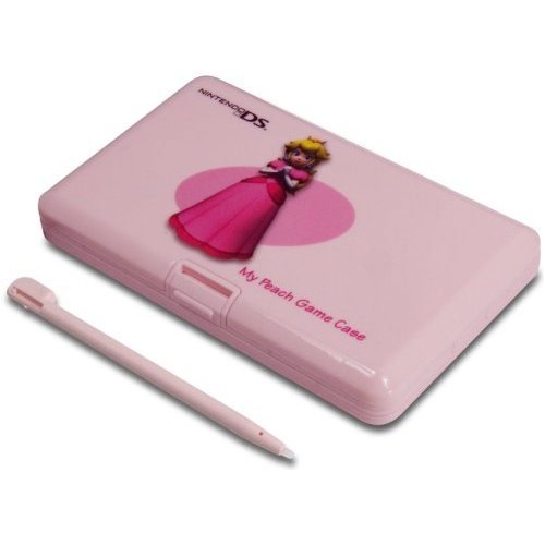 Nintendo Ds And Ds Lite - Pink Duo Game Case And Bonus Stylus - Princess Peach Picture