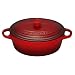 Le Creuset Stoneware 12-Ounce Mini Oval Cocotte, Cherry
