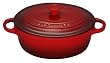 Le Creuset Stoneware Petite Oval Casserole, Cherry