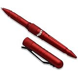 Red Tactical Pen First Line Defensive Weapon with Nylon Pouch