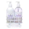 Crabtree & Evelyn Lavender Hand Care Trellis Caddy, 2 Pieces 1 set