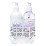 Crabtree  Evelyn Lavender Hand Care Trellis Caddy, 2 Pieces 1 set