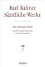 Karl Rahner - Sämtliche Werke
