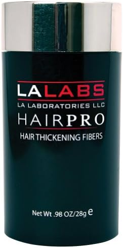 L A Labs Hair Pro Thickener / Concealer: Thicker Fuller Hair in 30 Seconds w/Keratin - Lt Brown