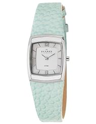 Skagen Womens 855SSLI Steel Mother-Of-Pearl Inlay Dial Watch