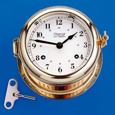 Weems & Plath Martinique Collection 8-Day Wind Ship's Bell Clock