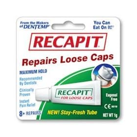 Recapit No Mix Cement, Maximum Strength, 1 g.