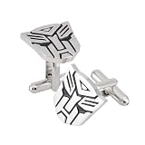 Transformers Optimus Prime Cufflinks Black and Silver