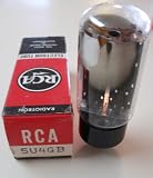 RCA 5U4GB Black Plate Octal Rectifier Tube