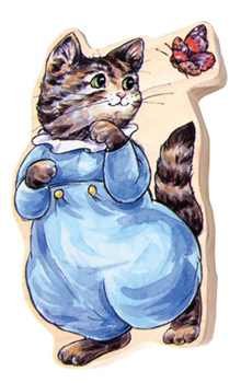 Childrens Toyshop  Toys : Tom Kitten (from Peter Rabbit) Fridge Magnet