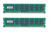 BUFFALO デスクトップ用 増設メモリ PC3-10600 (DDR3-1333) 240Pin 4GB 2枚組 D3U1333-4GX2