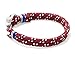 VIRGINSTONE Stainless Steel U-Lock Nylon Cord Bracelets
