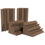 Auralex LENBRO LENRD Bass Traps in Brown 8- 12x12x17 Triangular; 24 Long