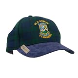 Mens Golf Baseball Cap Old Course St. Andrews Navy Green Checkered Cap