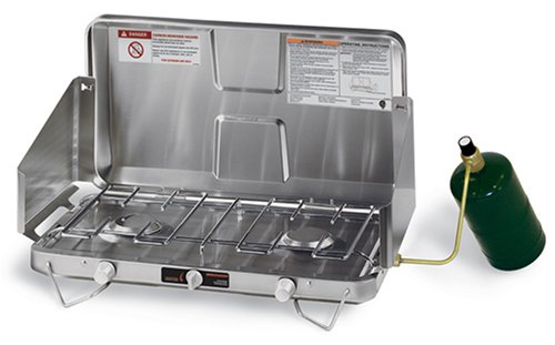 Stainless Steel Two Burner Propane Stove product image