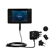 International Wall / AC Charger for the iRiver B20 - Gomadic Brand w/ TipExchange Technology