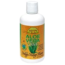 Aloe Vera Juice Orange Mango Flavor - 32 oz., (Dynamic Health Lab)