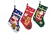 Lot de 3 bottes Père Noël et bonhomme de neige