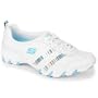 Skechers Women's Compulsions-Have it All Sneaker (9, White/Purple)