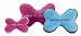 Pet Supplies : Slobber-Wick Squeakless Bone - Bright Blue - Medium