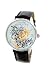 Nemesis Womens Tattoo Inspired Watch with Black Leather Band