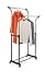 Honey Can Do GAR-01119 Flared Double Garment Rack, Chrome