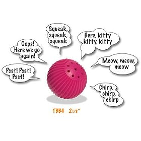 James Marketing - Jeu pour Animaux - Balle Kitty Babble Billes