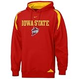 Nike Iowa State Cyclones Red Pass Rush Hoody Sweatshirt