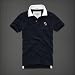 アバクロンビー&フィッチ アバクロ ポロシャツ メンズ ネイビー Johns Brook Short Sleeve Polo Shirts