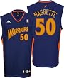Corey Maggette Jersey: adidas Navy Replica #50 Golden State Warriors Jersey