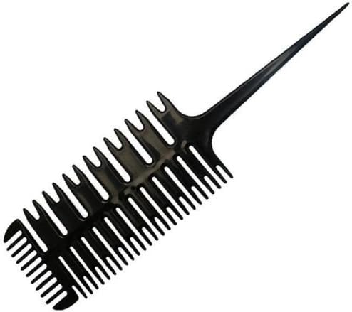 Comb Brush Combo 3 Way professional tail with pick Weave Balayage Highlight Microbraiding Sectioning