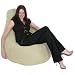 Gilda � Gaming Beanbag Bean Bag Recliner Faux Suede CREAM Chair