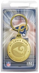 NFL St. Louis Rams Bronze Bullion Keychain