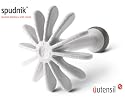 Ingenious potato masher - Spudnik (White/Grey)