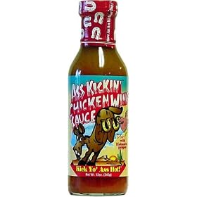 Ass Kickin Chicken Wing Sauce, 12 fl oz