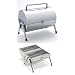 Portable Oil Drum Style BBQ